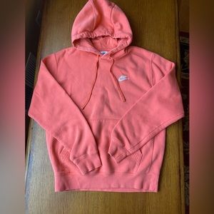 Mens Nike pink hoodie